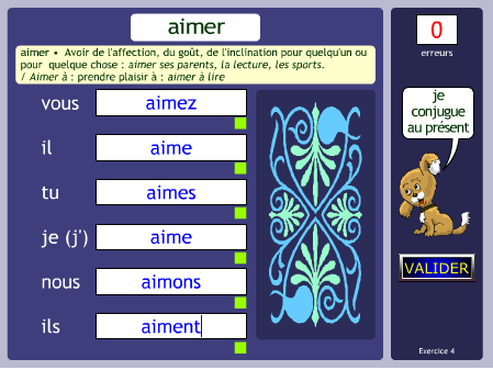 Toute la conjugaison - Verbe jouer - Conjugaison et exercices